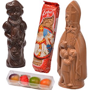 Belgische chocolade Sinterklaas als personeelsgeschenk 